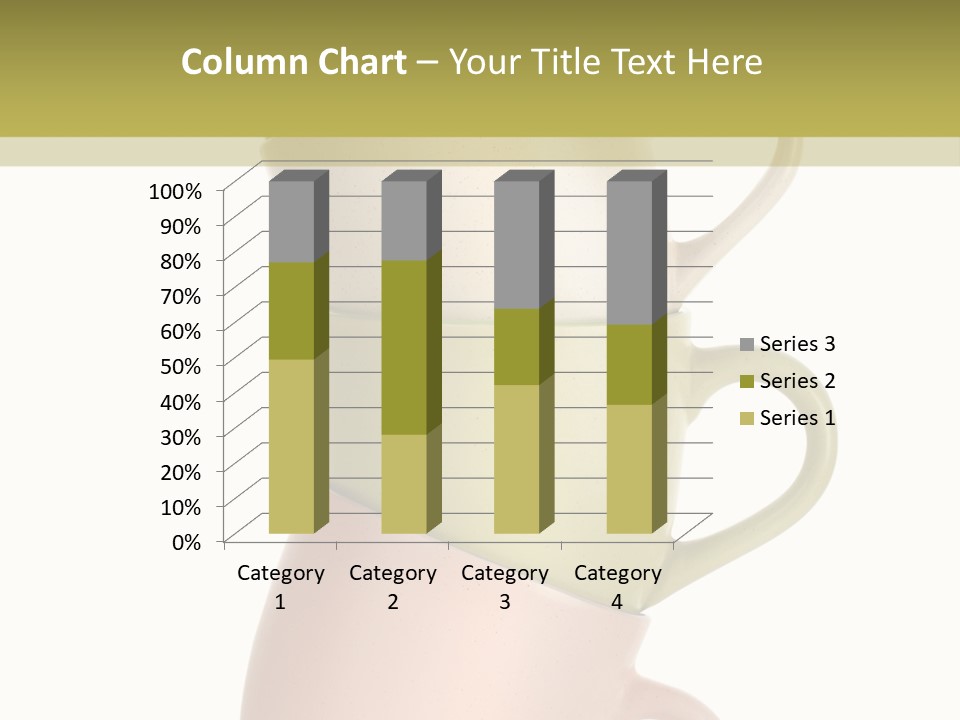 Tableware Vibrant Color Drinks PowerPoint Template