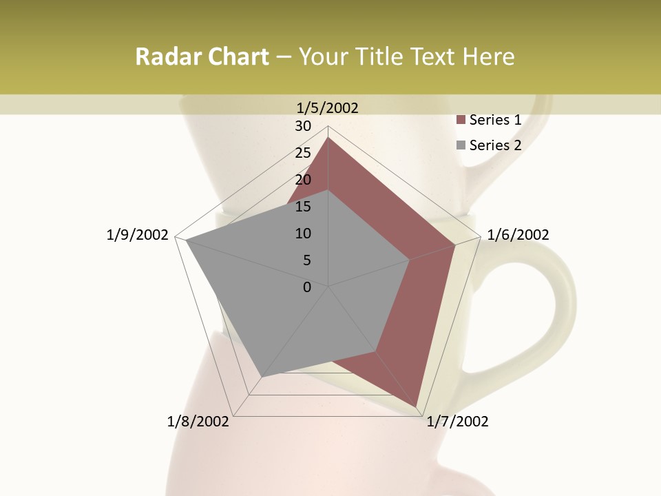 Tableware Vibrant Color Drinks PowerPoint Template