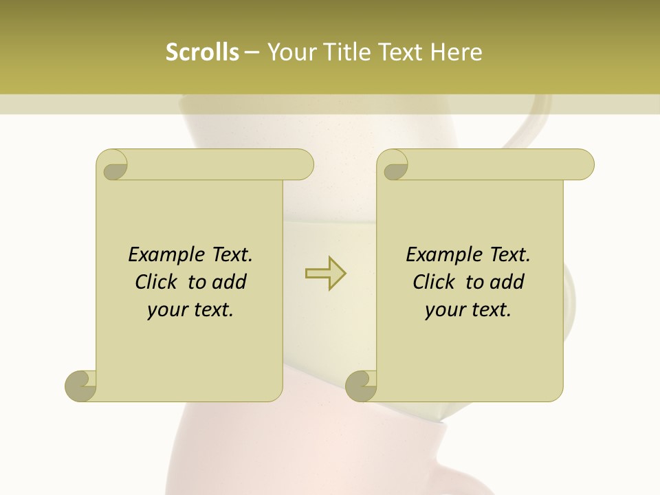 Tableware Vibrant Color Drinks PowerPoint Template