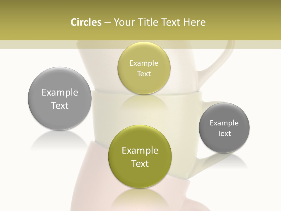 Tableware Vibrant Color Drinks PowerPoint Template