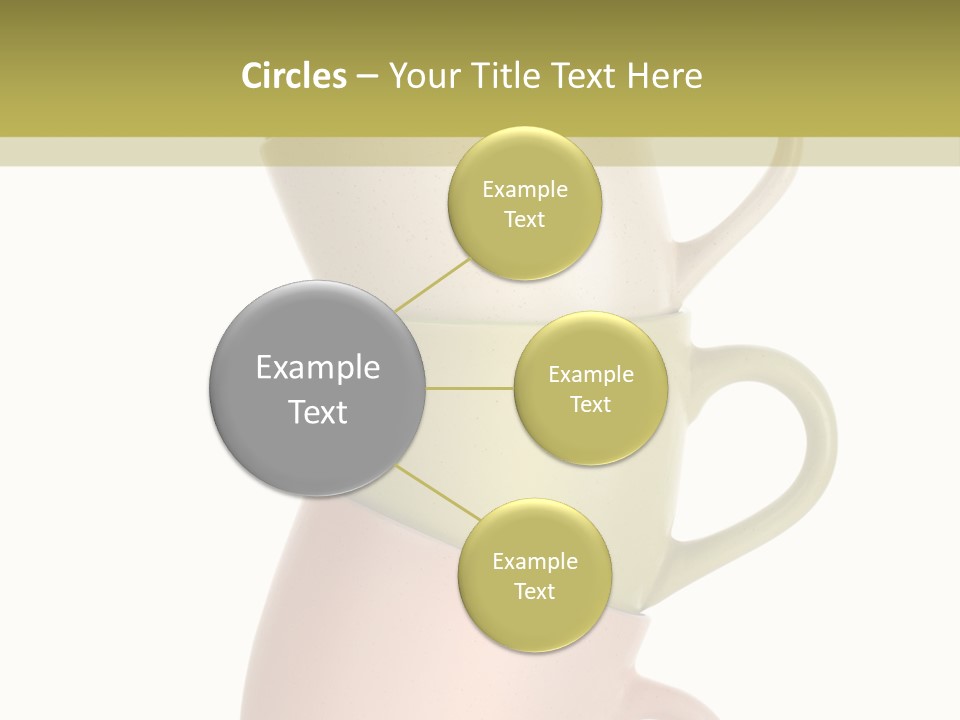 Tableware Vibrant Color Drinks PowerPoint Template