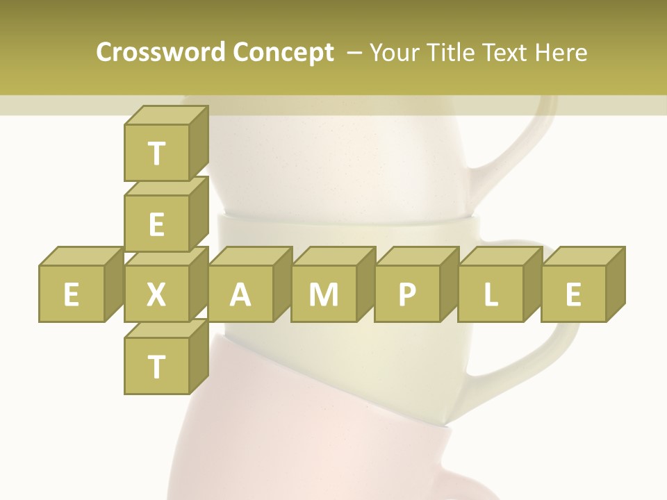 Tableware Vibrant Color Drinks PowerPoint Template