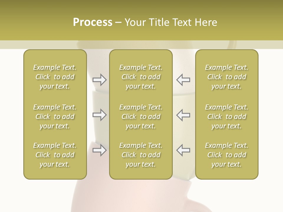 Tableware Vibrant Color Drinks PowerPoint Template