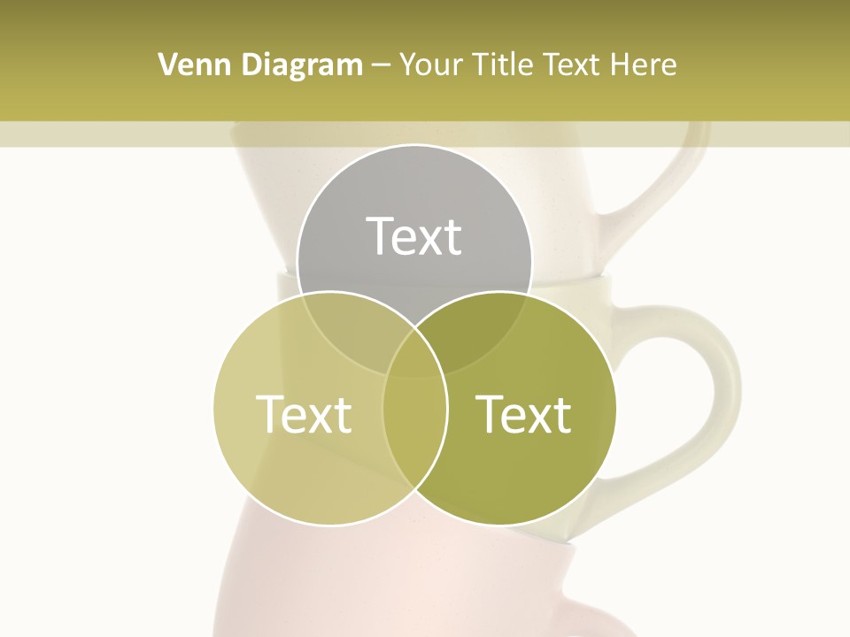 Tableware Vibrant Color Drinks PowerPoint Template