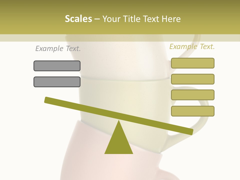 Tableware Vibrant Color Drinks PowerPoint Template