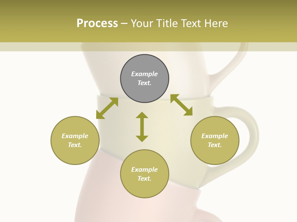 Tableware Vibrant Color Drinks PowerPoint Template