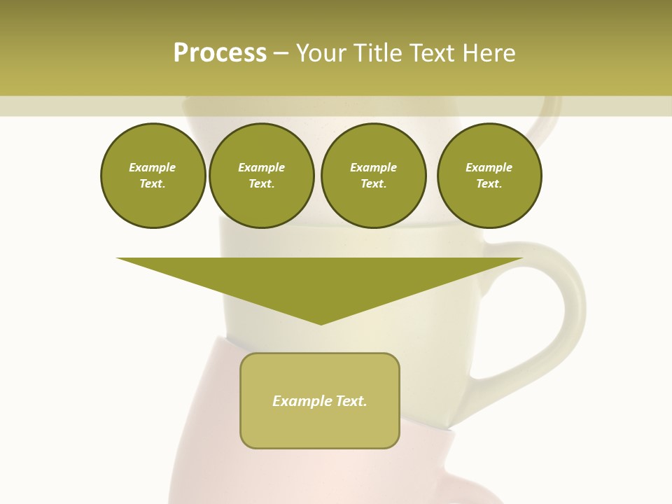 Tableware Vibrant Color Drinks PowerPoint Template