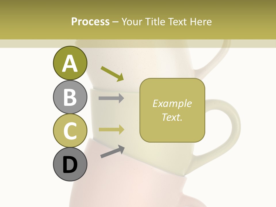 Tableware Vibrant Color Drinks PowerPoint Template