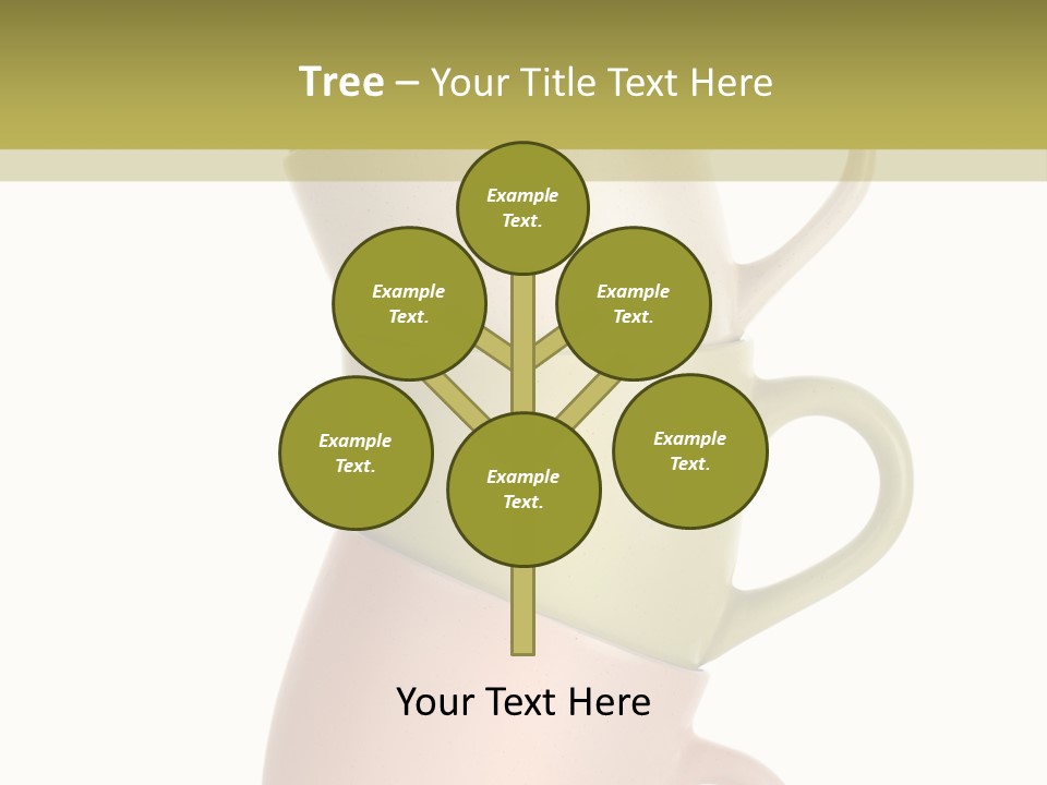 Tableware Vibrant Color Drinks PowerPoint Template