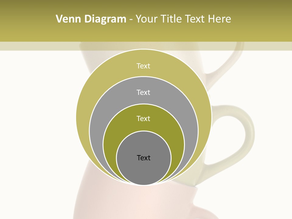 Tableware Vibrant Color Drinks PowerPoint Template