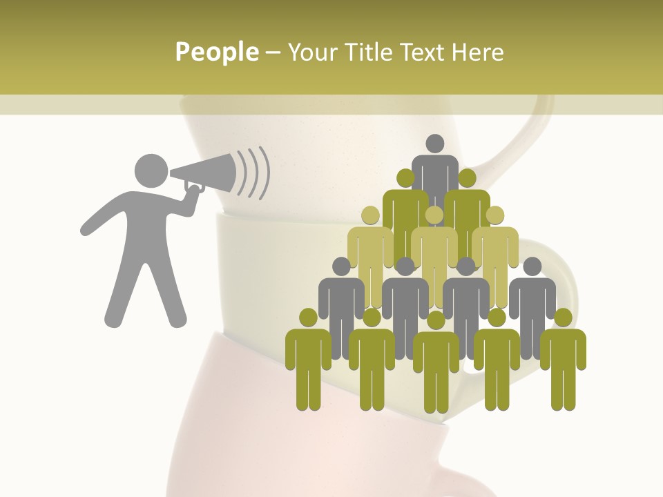 Tableware Vibrant Color Drinks PowerPoint Template