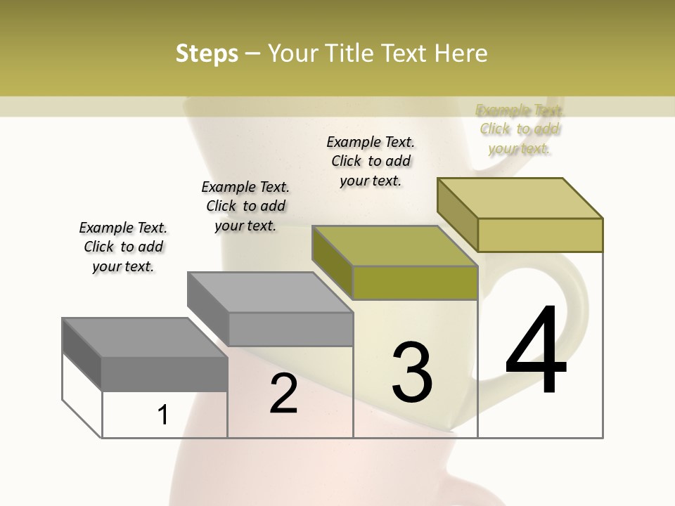 Tableware Vibrant Color Drinks PowerPoint Template