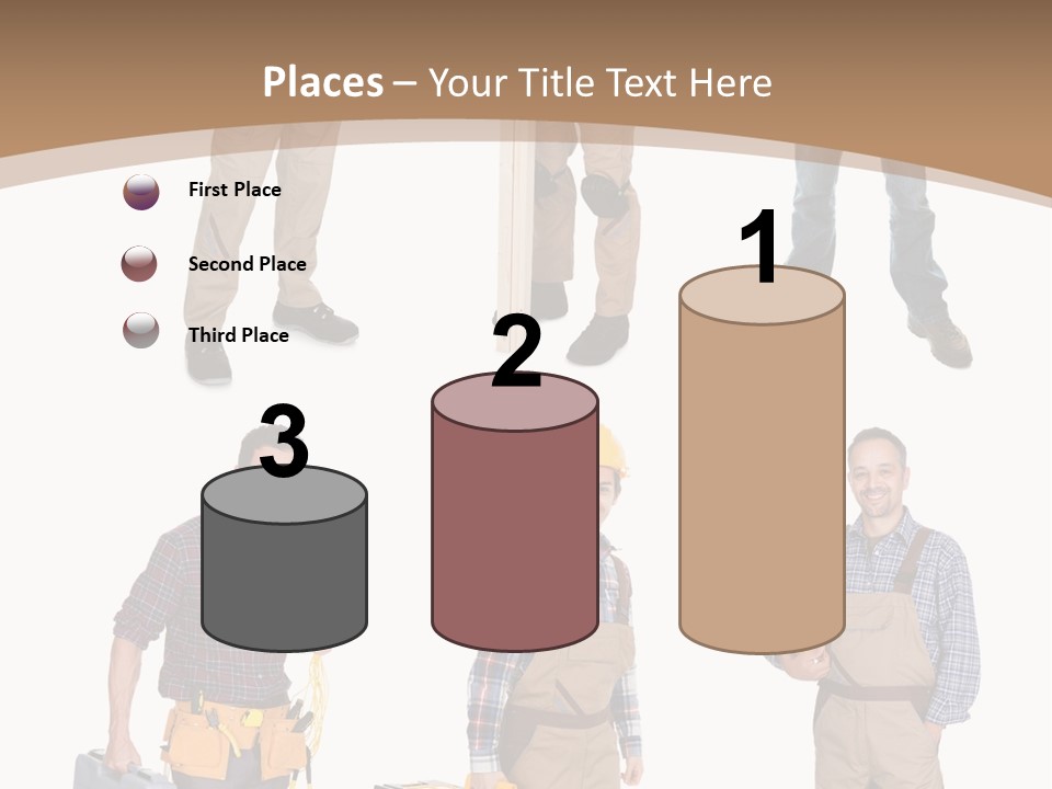 Building Group White PowerPoint Template