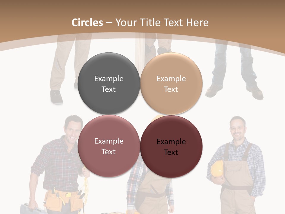 Building Group White PowerPoint Template
