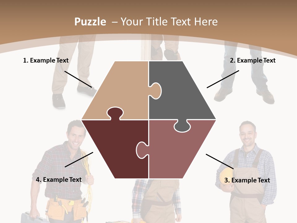 Building Group White PowerPoint Template