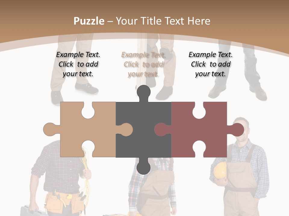 Building Group White PowerPoint Template
