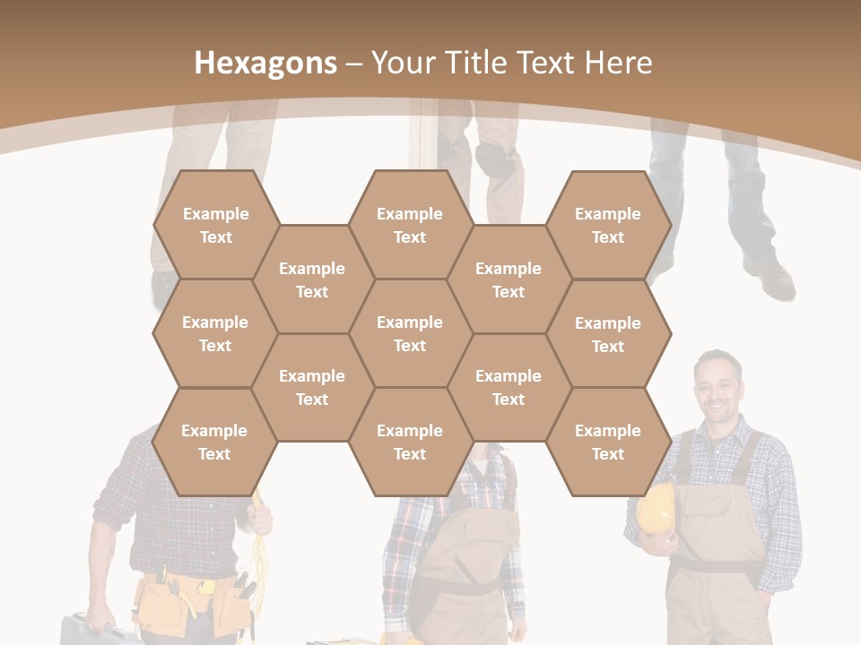 Building Group White PowerPoint Template