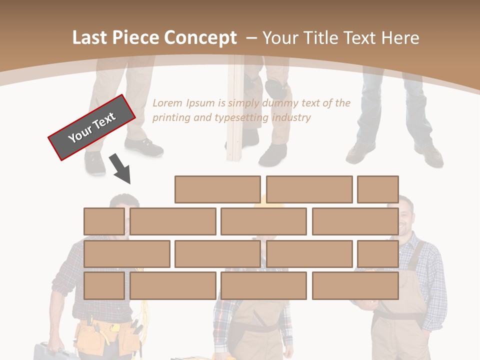 Building Group White PowerPoint Template