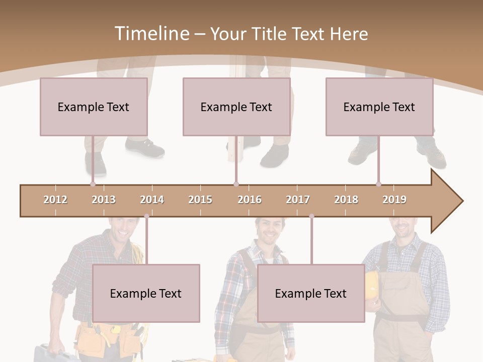 Building Group White PowerPoint Template