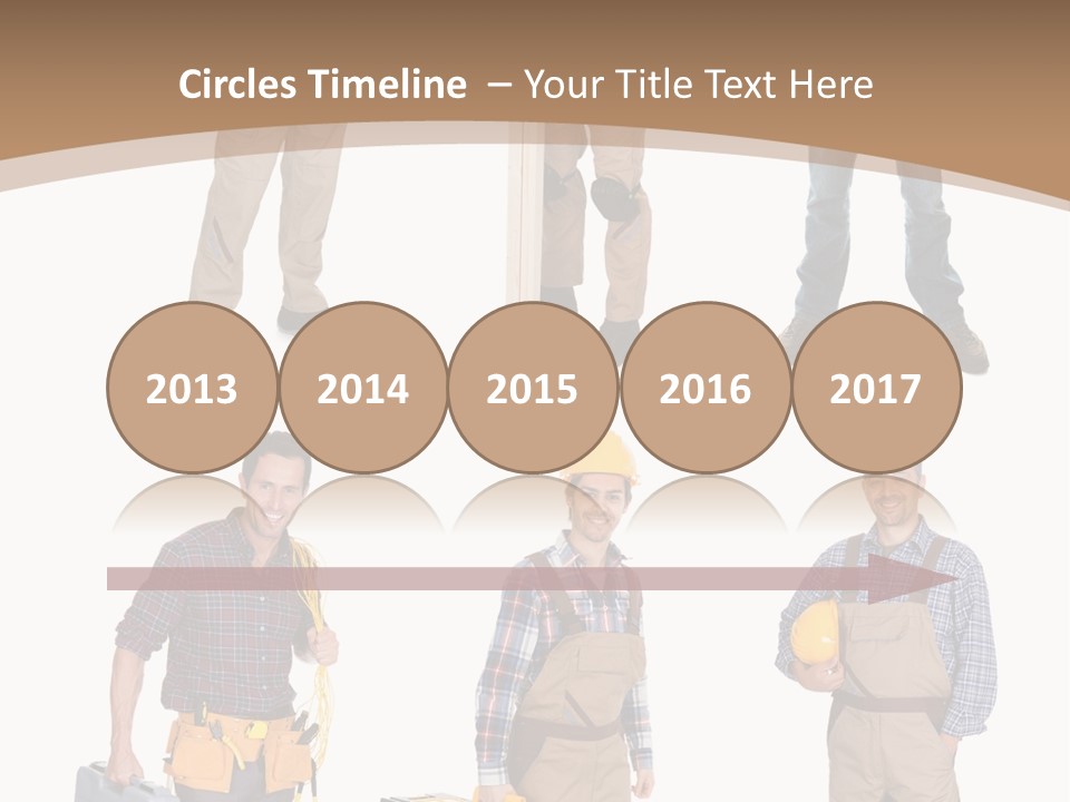 Building Group White PowerPoint Template