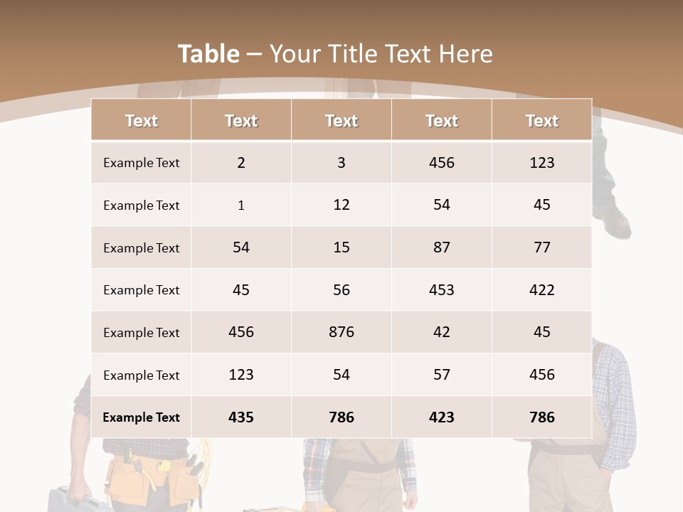 Building Group White PowerPoint Template