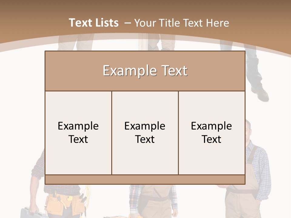 Building Group White PowerPoint Template