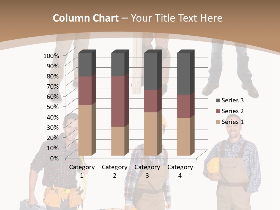 Building Group White PowerPoint Template