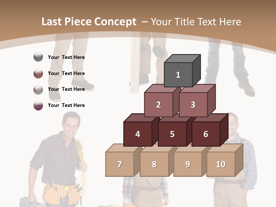 Building Group White PowerPoint Template