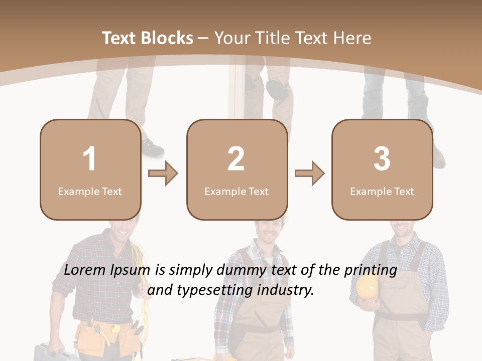 Building Group White PowerPoint Template