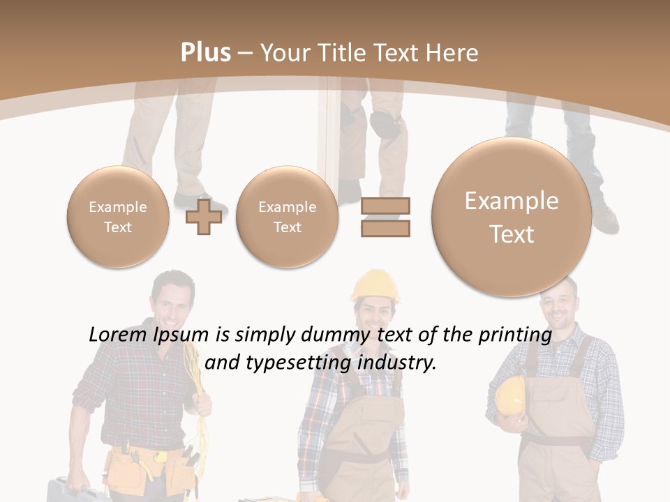 Building Group White PowerPoint Template