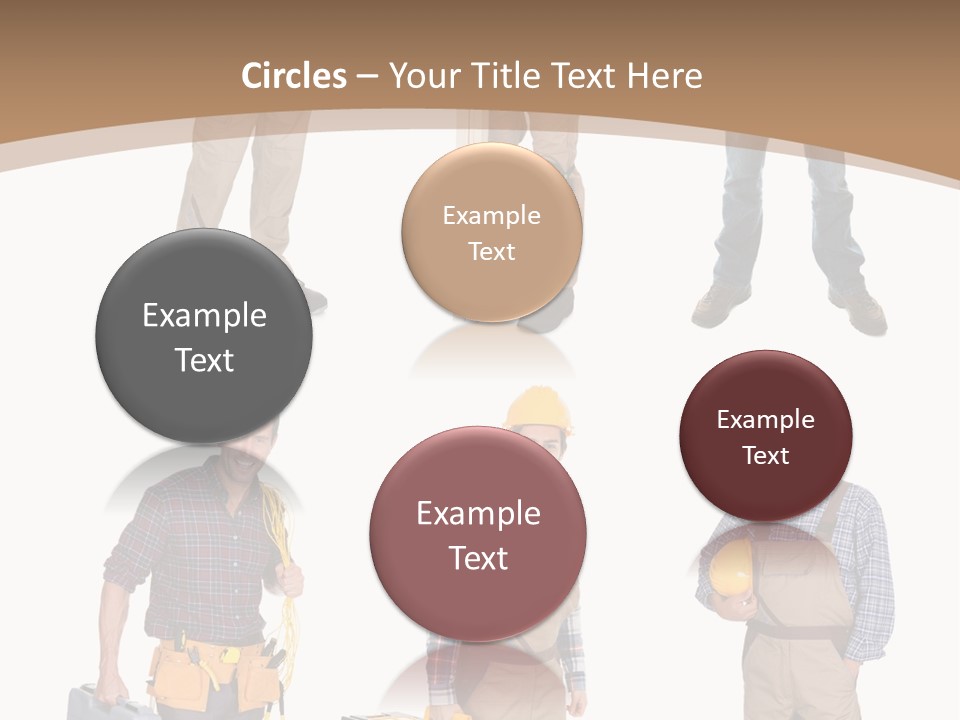 Building Group White PowerPoint Template