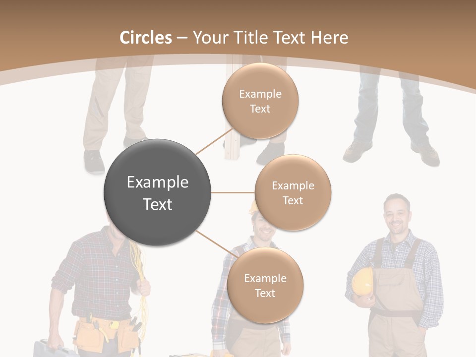 Building Group White PowerPoint Template