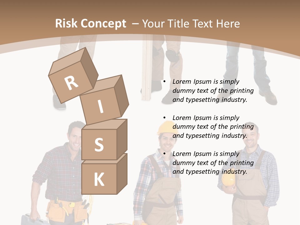 Building Group White PowerPoint Template