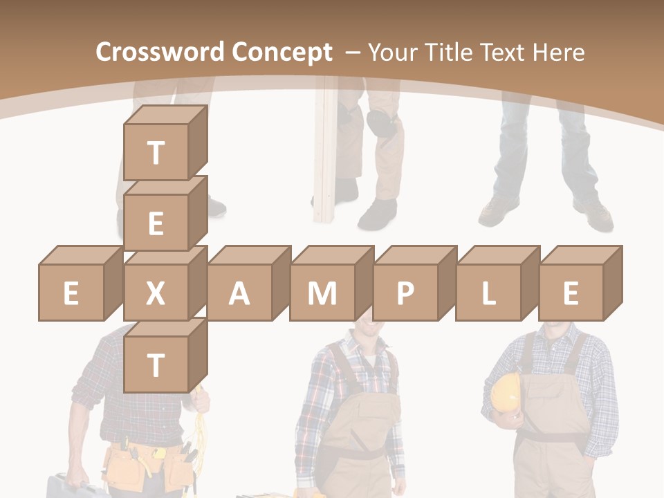 Building Group White PowerPoint Template