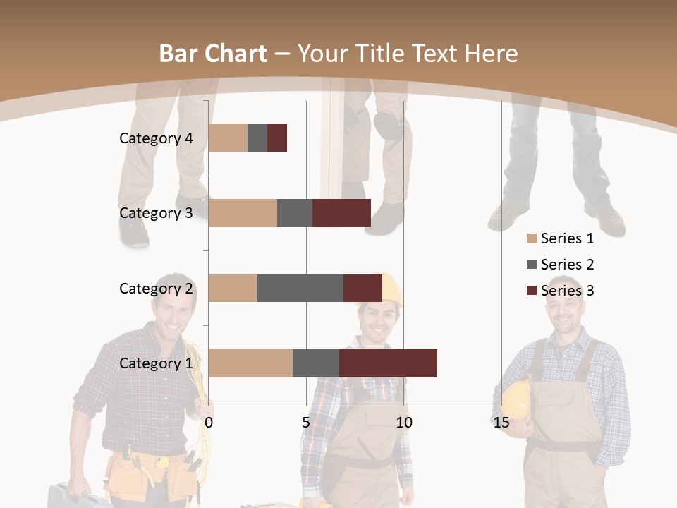 Building Group White PowerPoint Template