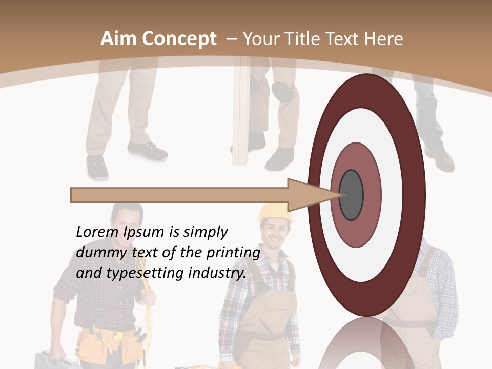 Building Group White PowerPoint Template