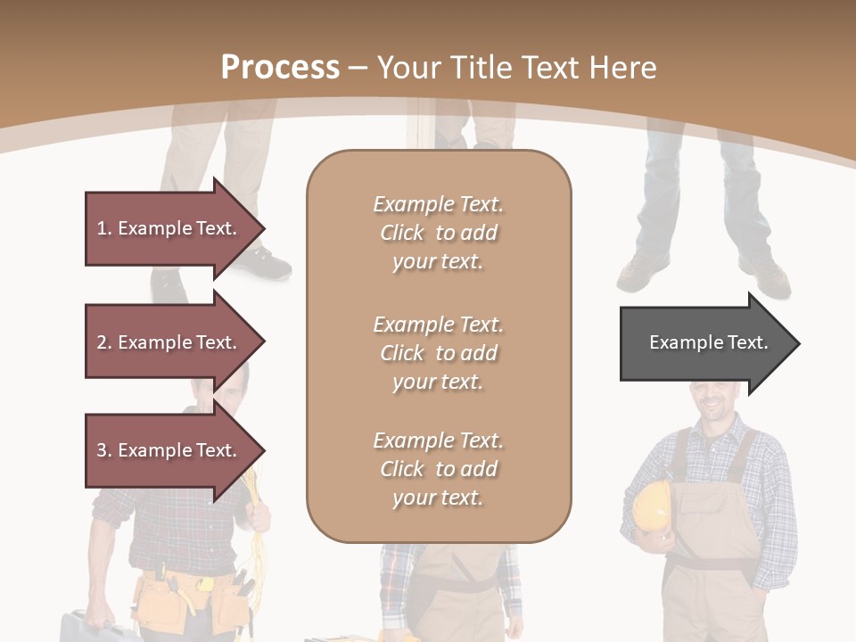Building Group White PowerPoint Template