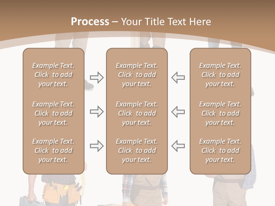 Building Group White PowerPoint Template