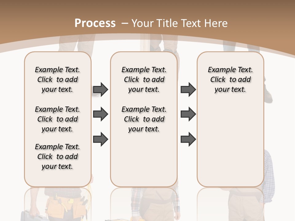 Building Group White PowerPoint Template