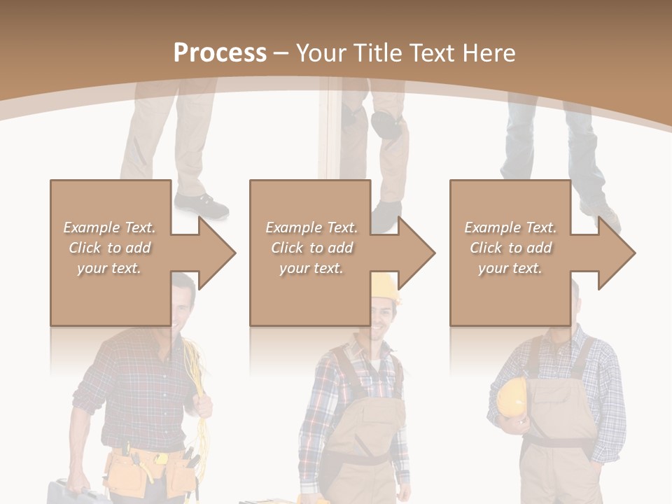 Building Group White PowerPoint Template