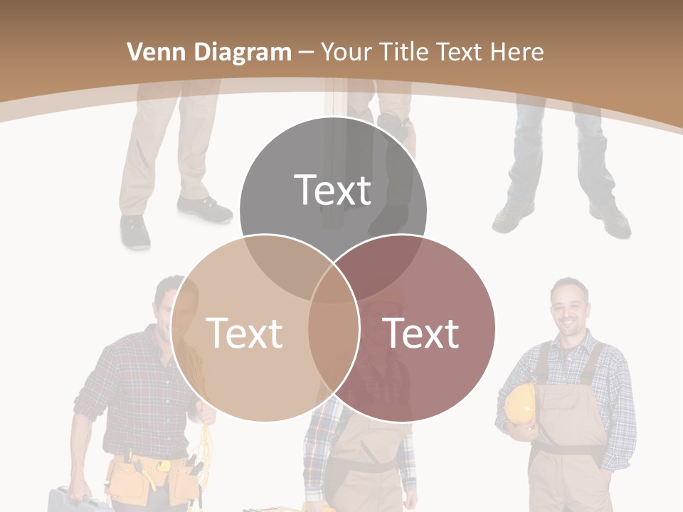 Building Group White PowerPoint Template