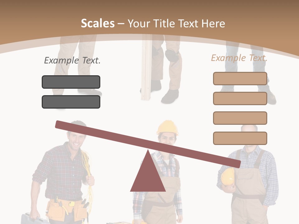 Building Group White PowerPoint Template