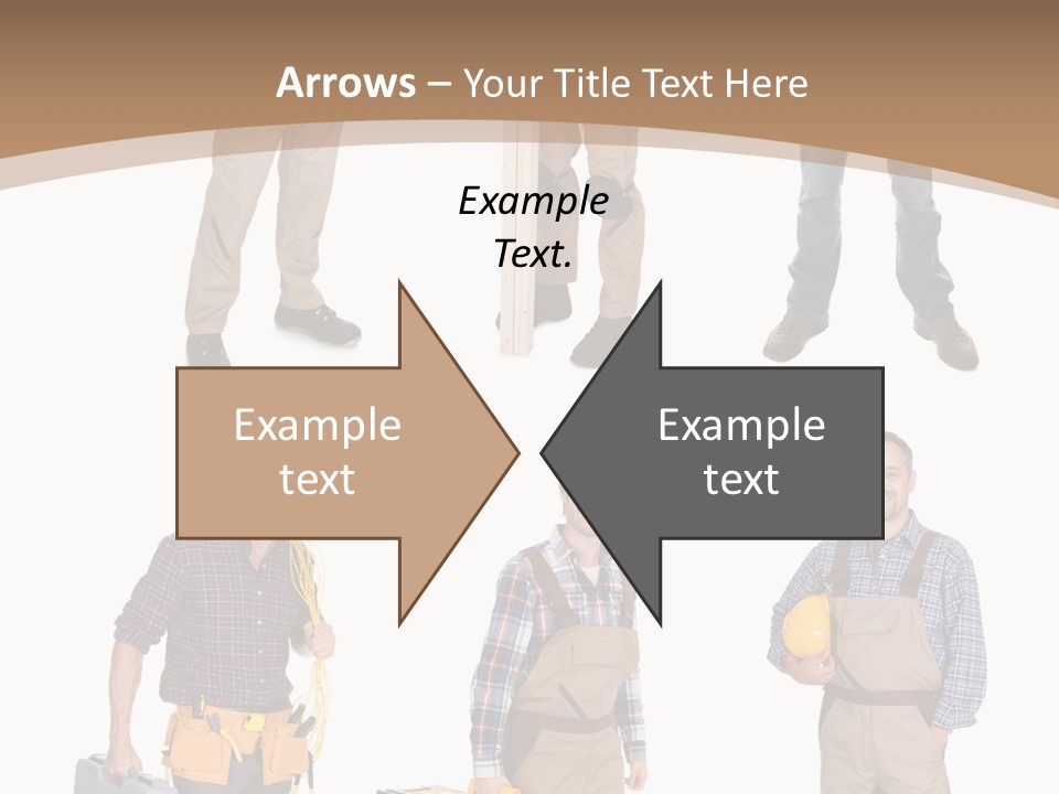 Building Group White PowerPoint Template