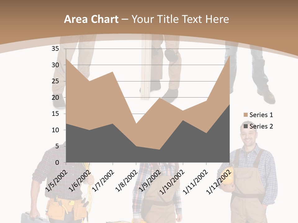 Building Group White PowerPoint Template