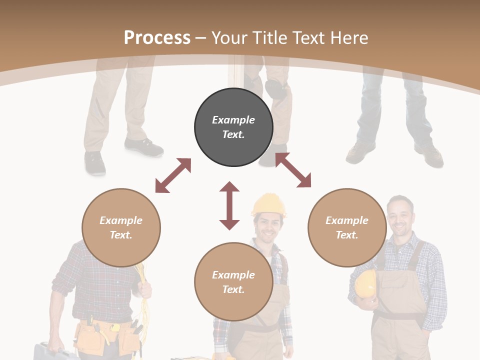 Building Group White PowerPoint Template