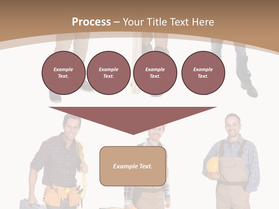 Building Group White PowerPoint Template