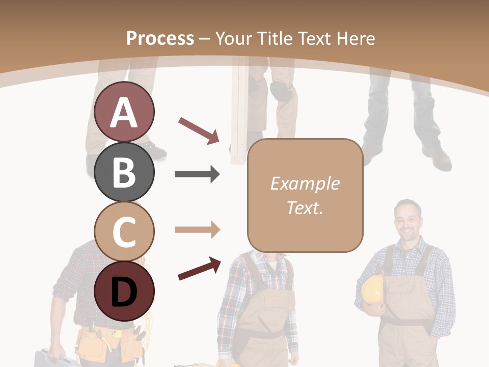 Building Group White PowerPoint Template