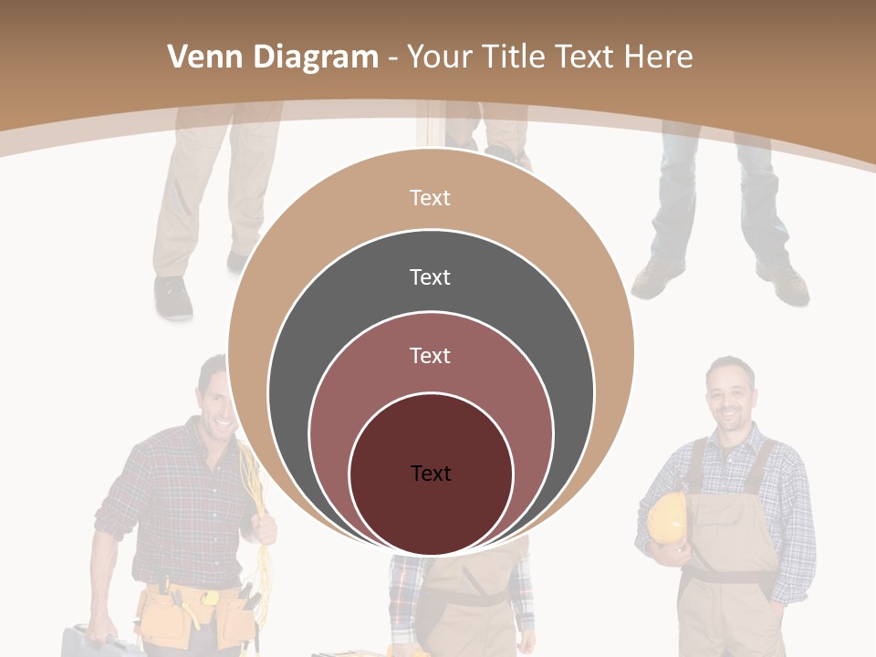 Building Group White PowerPoint Template