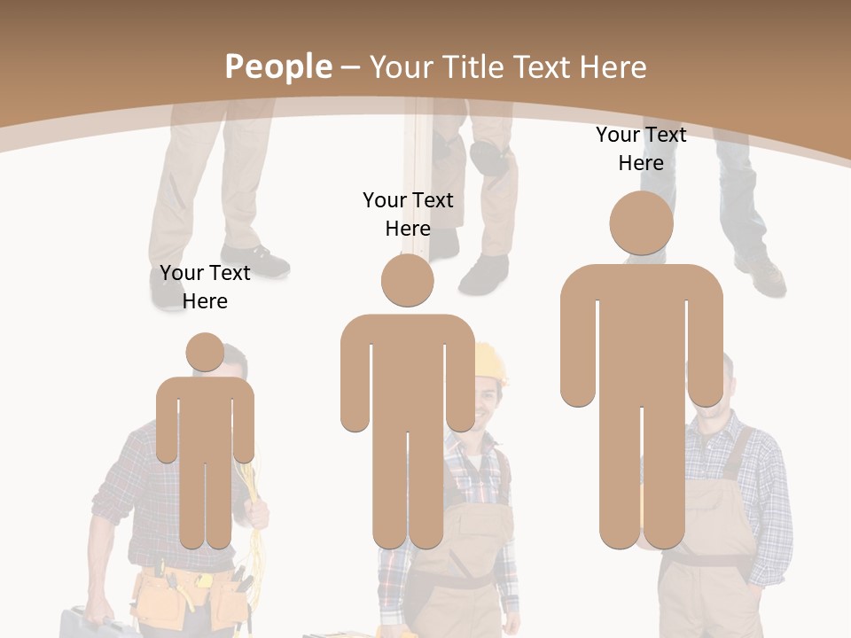 Building Group White PowerPoint Template