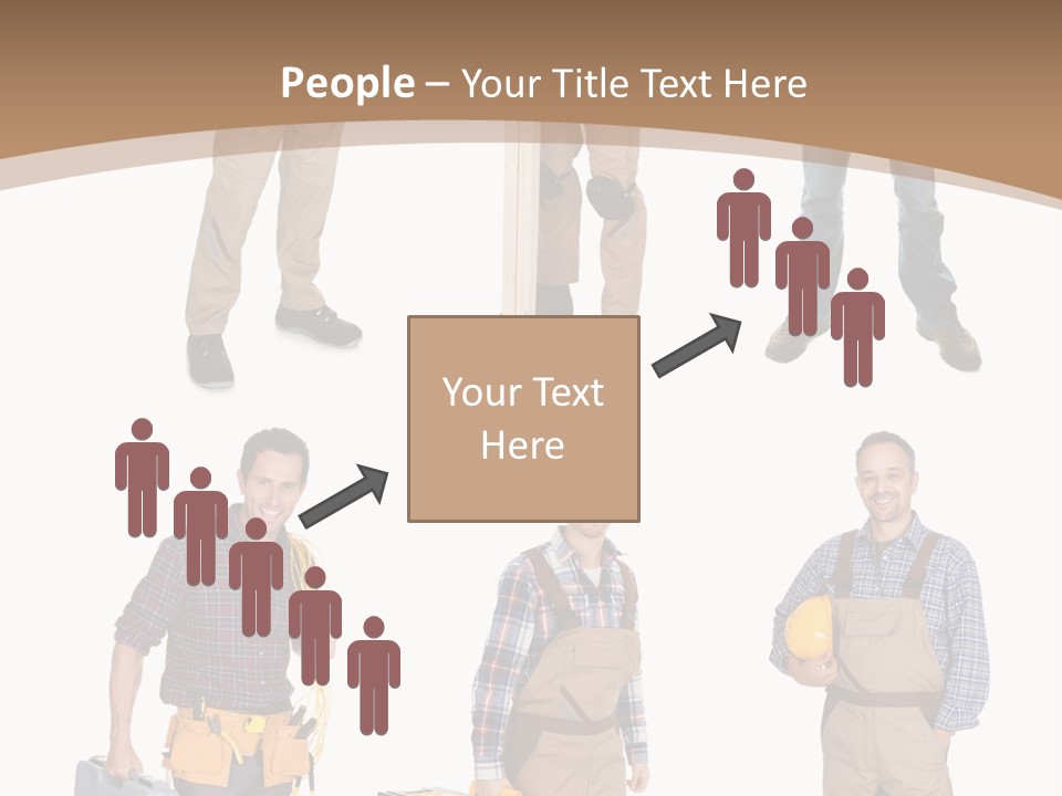 Building Group White PowerPoint Template